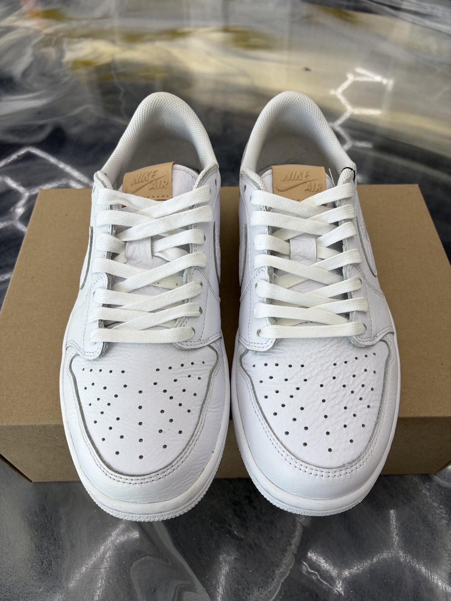 Jordan 1 Low "White Vachetta" Used Size 9.5