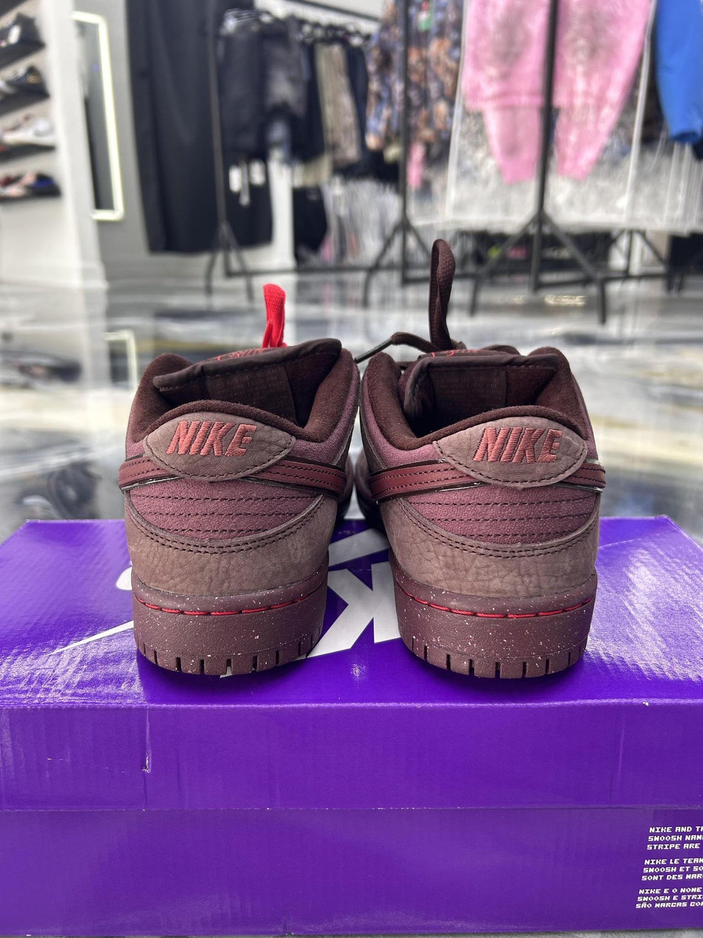 Nike SB Dunk Low "Burgundy Crush" Used Size 6Y/7.5W