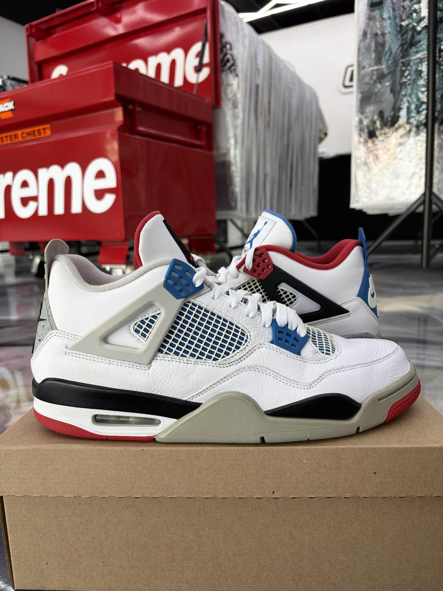 Jordan 4 "What The" Used Size 13