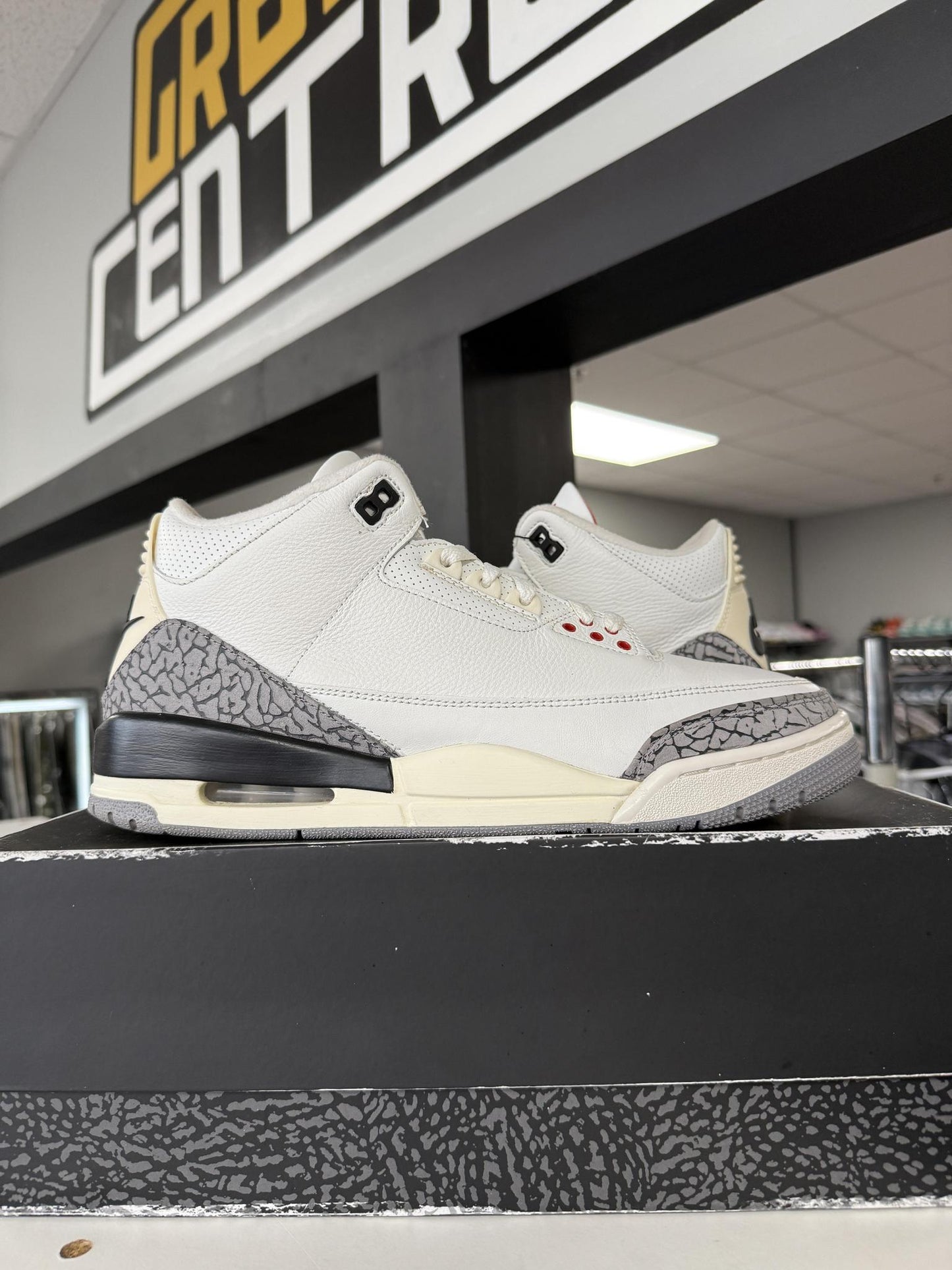 Jordan 3 "White Cement Reimagined" Used Size 12
