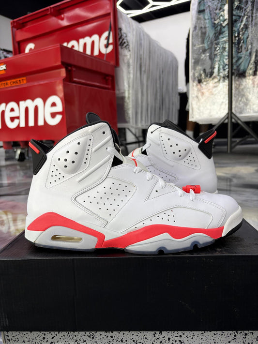 Jordan 6 "White Infrared" Used Size 12