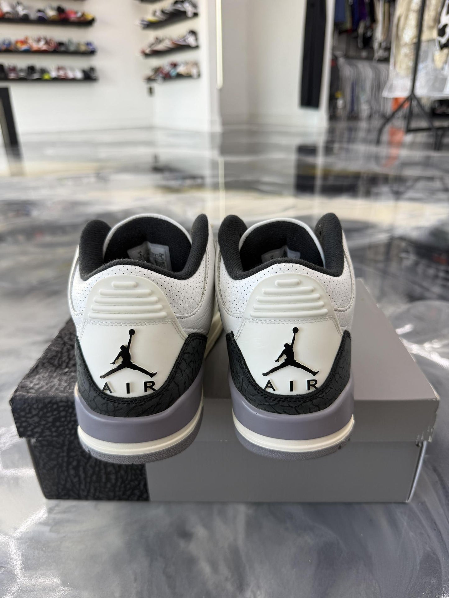 Jordan 3 "Cement Grey" Used Size 8
