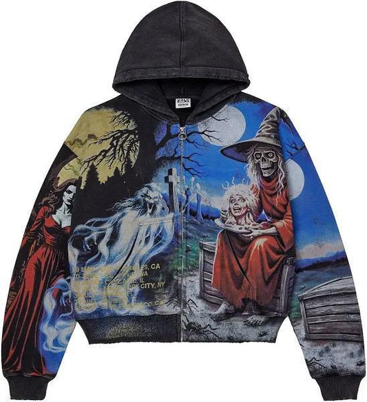 Vale Zip Up Jacket "Ether"