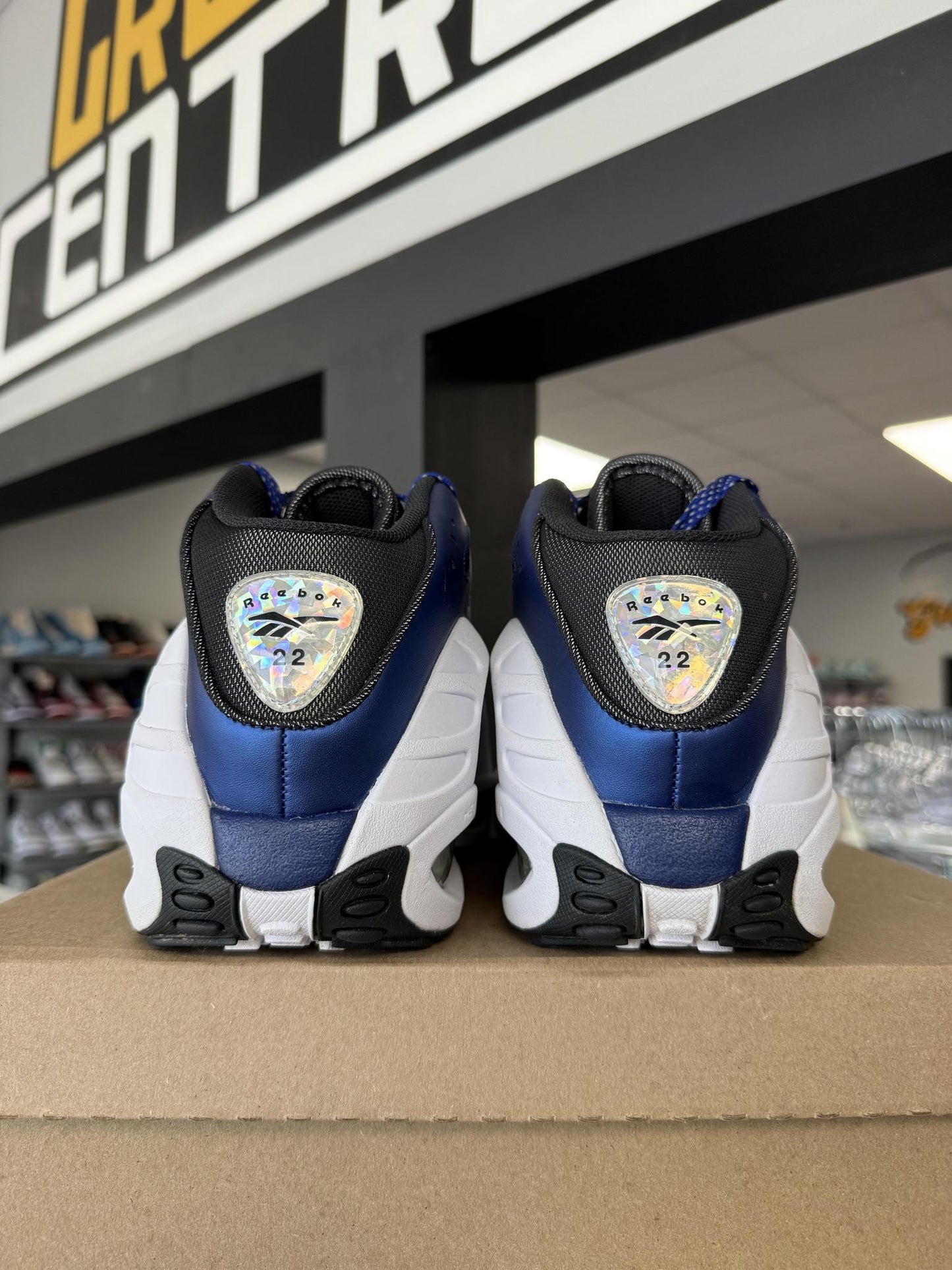 Reebok ES22 "White Blue" Used Size 11