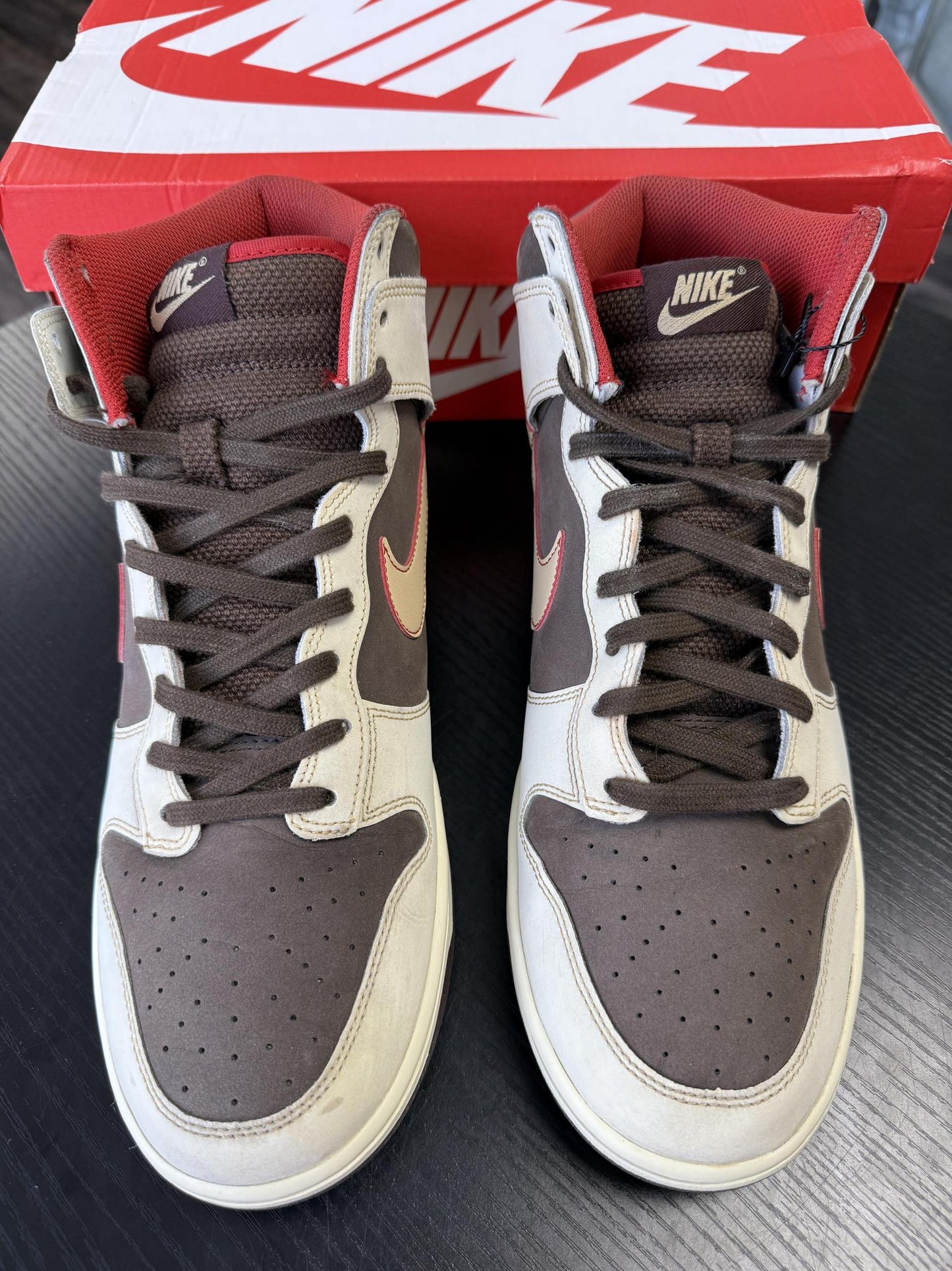 Dunk High "Baroque Brown" Used Size 11.5