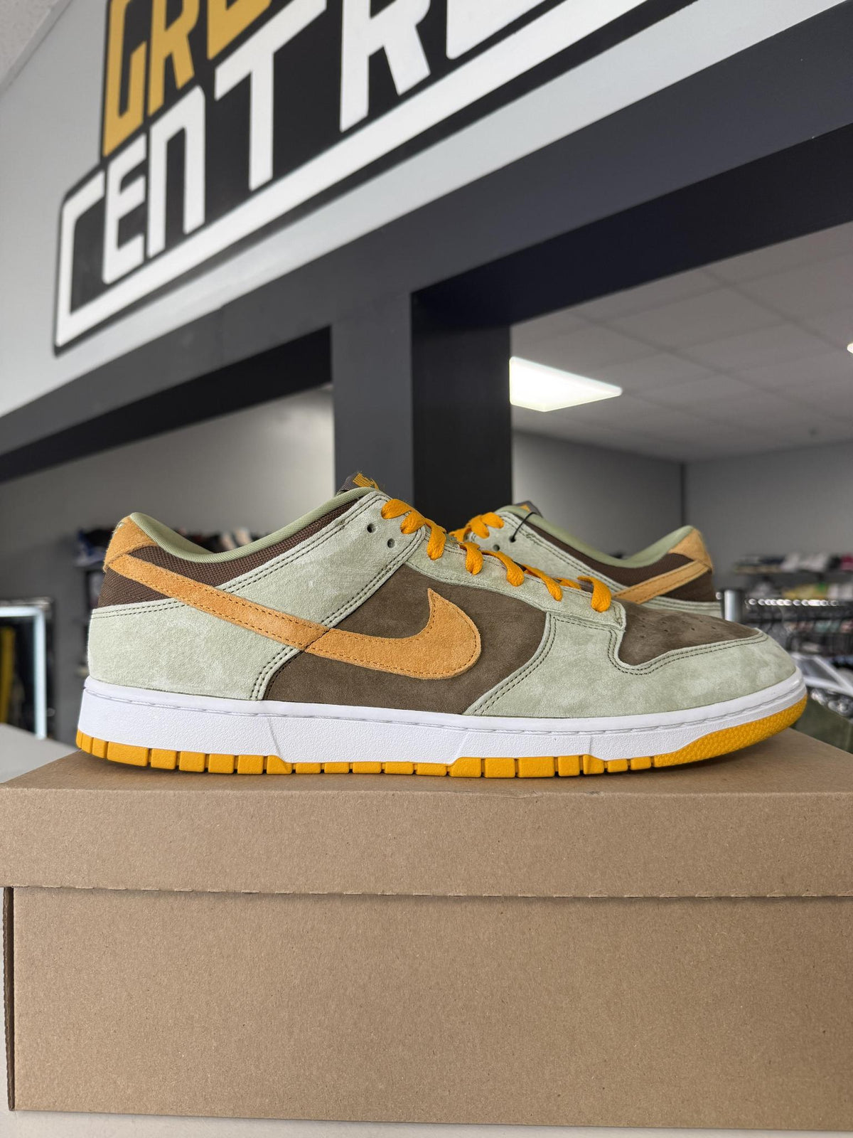 Nike Dunk Low "Dusty Olive" Used Size 14