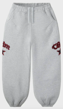 HMDD Chim Star Scrunch Sweats "Grey"