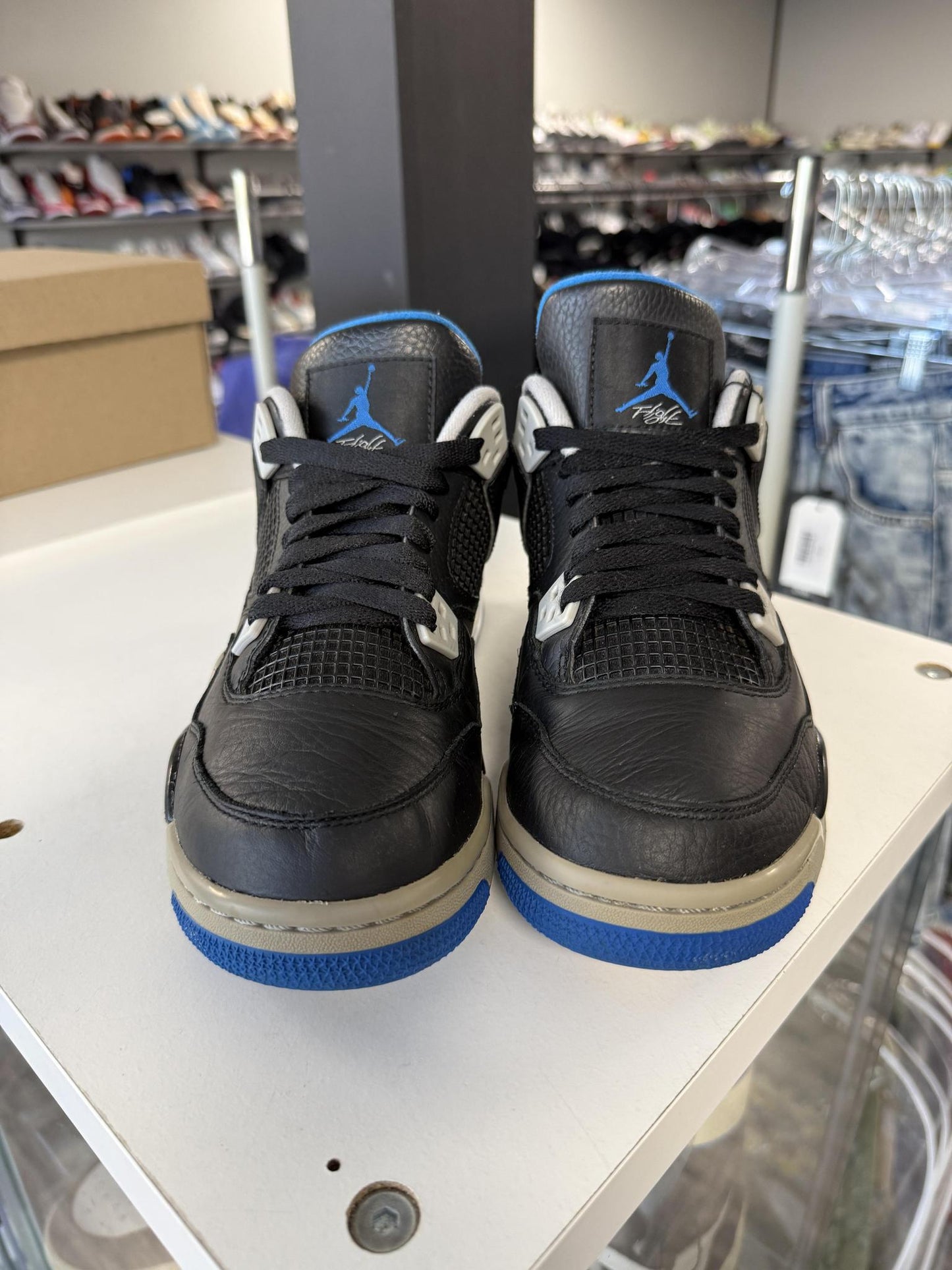 Jordan 4 "Motorsport" Used Size 7Y/8.5W