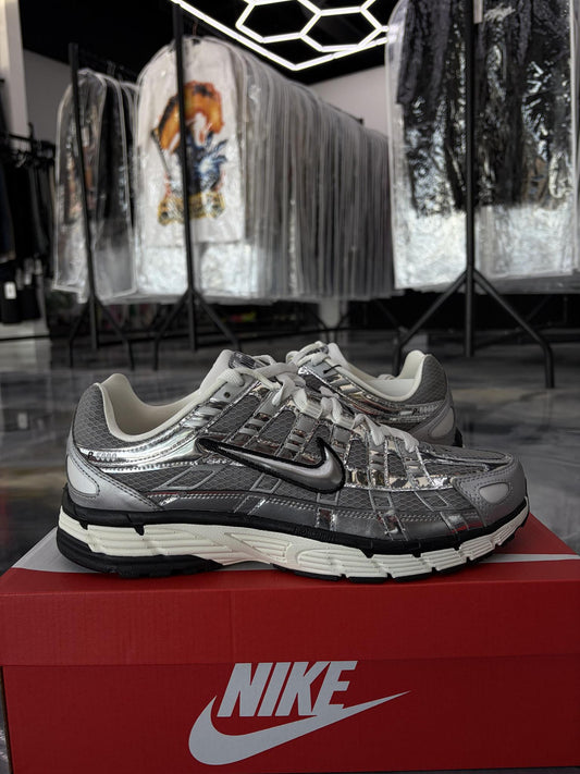 Nike P-6000 "Metallic Silver" Used Size 9.5