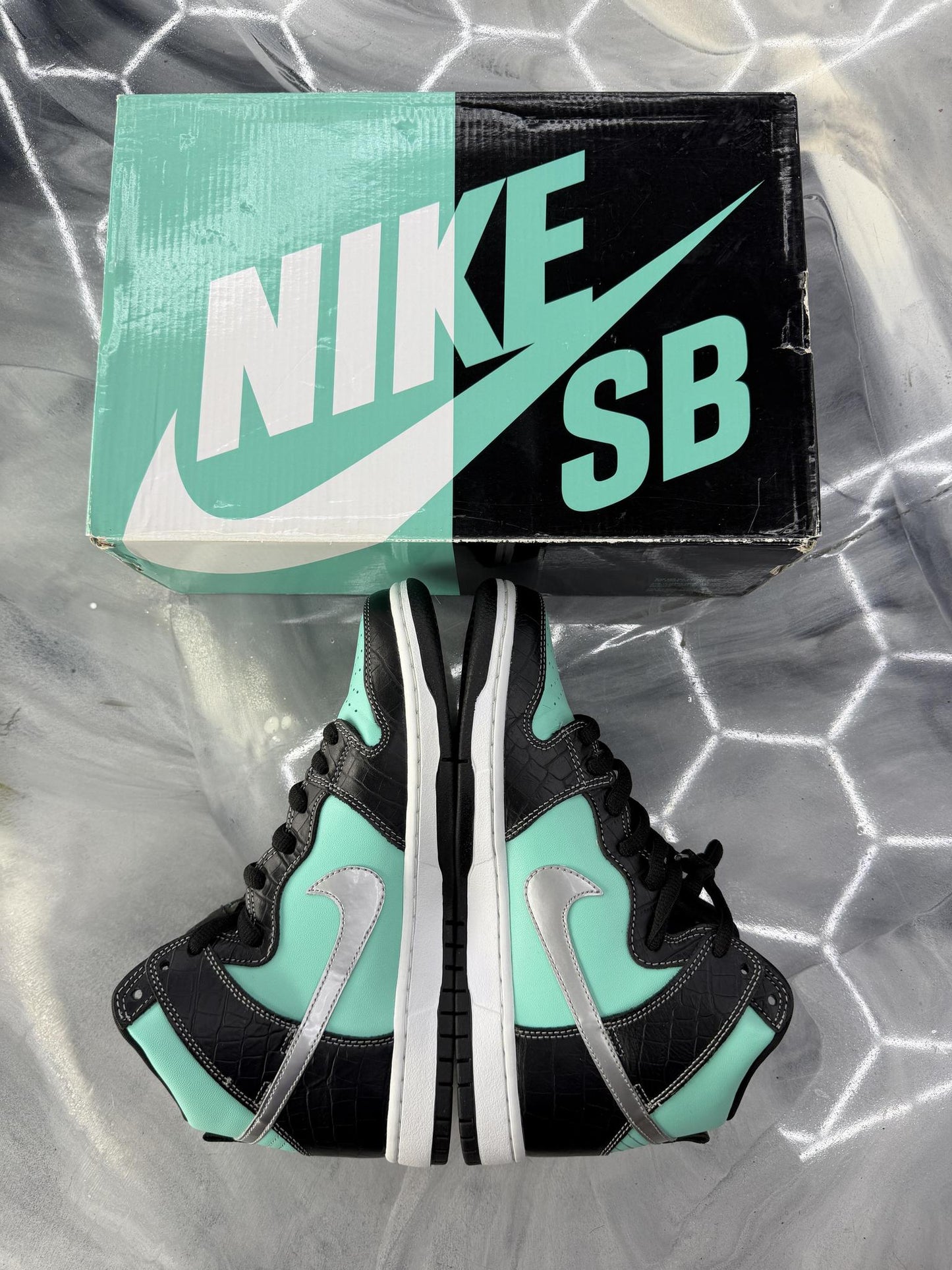 Nike SB Dunk High Diamond Supply Co Used Size 9