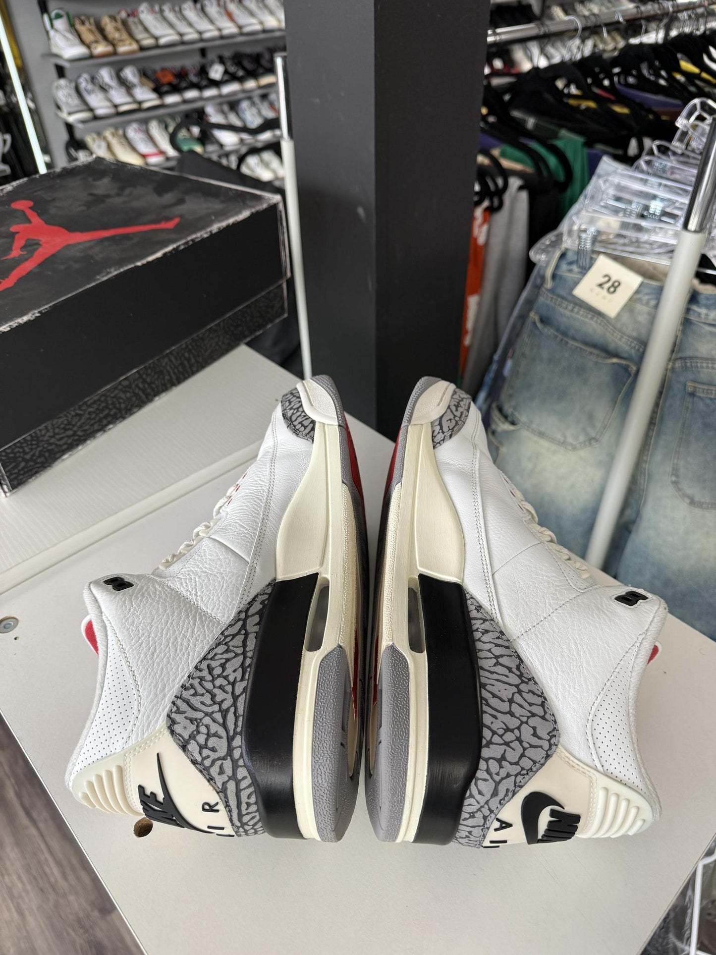 Jordan 3 "White Cement Reimagined" Used Size 12.5
