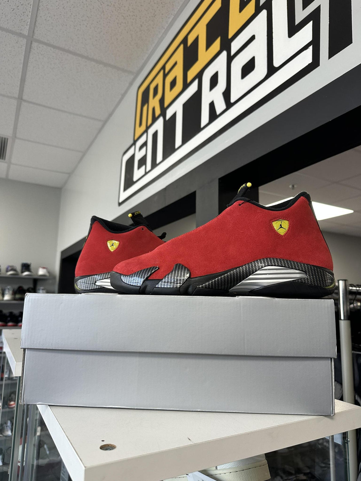 Jordan 14 "Ferrari" Used Size 13