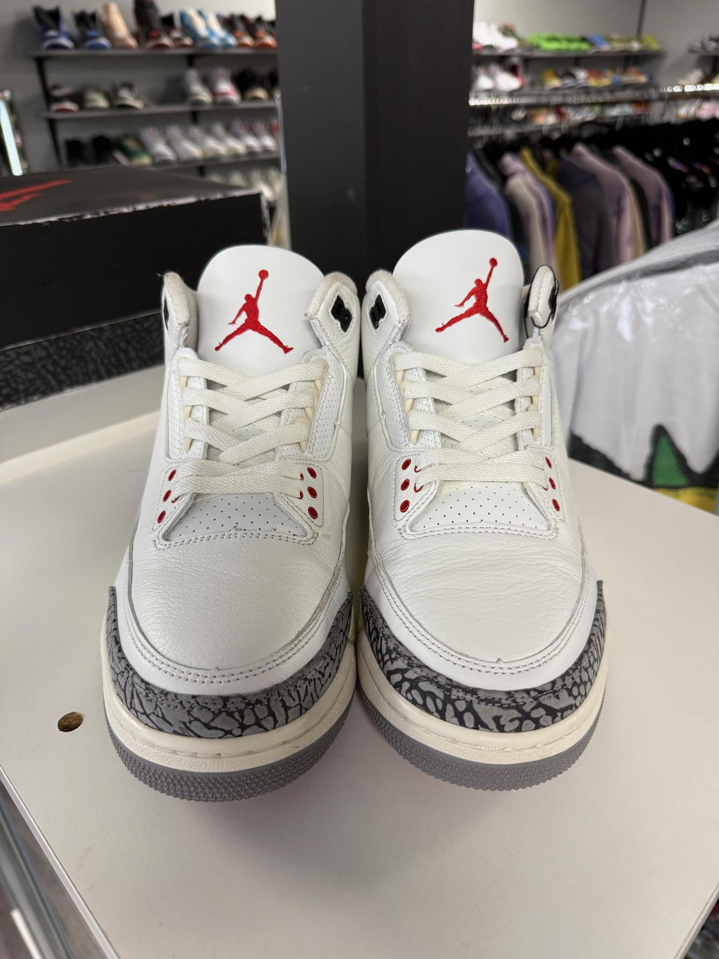 Jordan 3 "White Cement Reimagined" Used Size 10.5