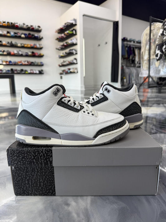 Jordan 3 "Cement Grey" Used Size 8