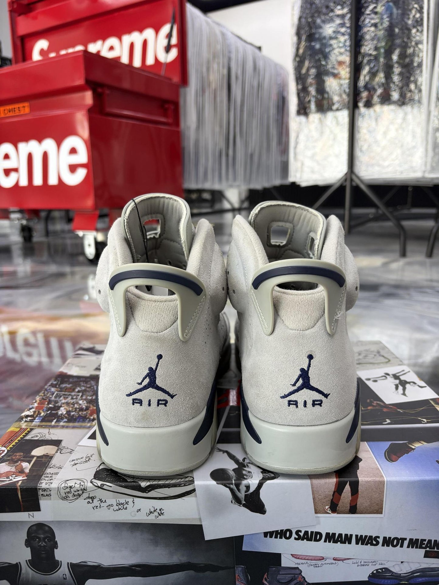 Jordan 6 "Georgetown" Used Size 12