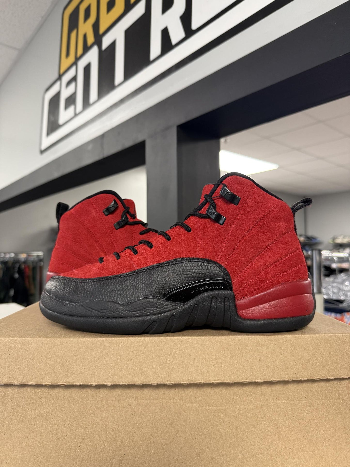 Jordan 12 "Reverse Flu Game" Used Size 7Y/8.5W