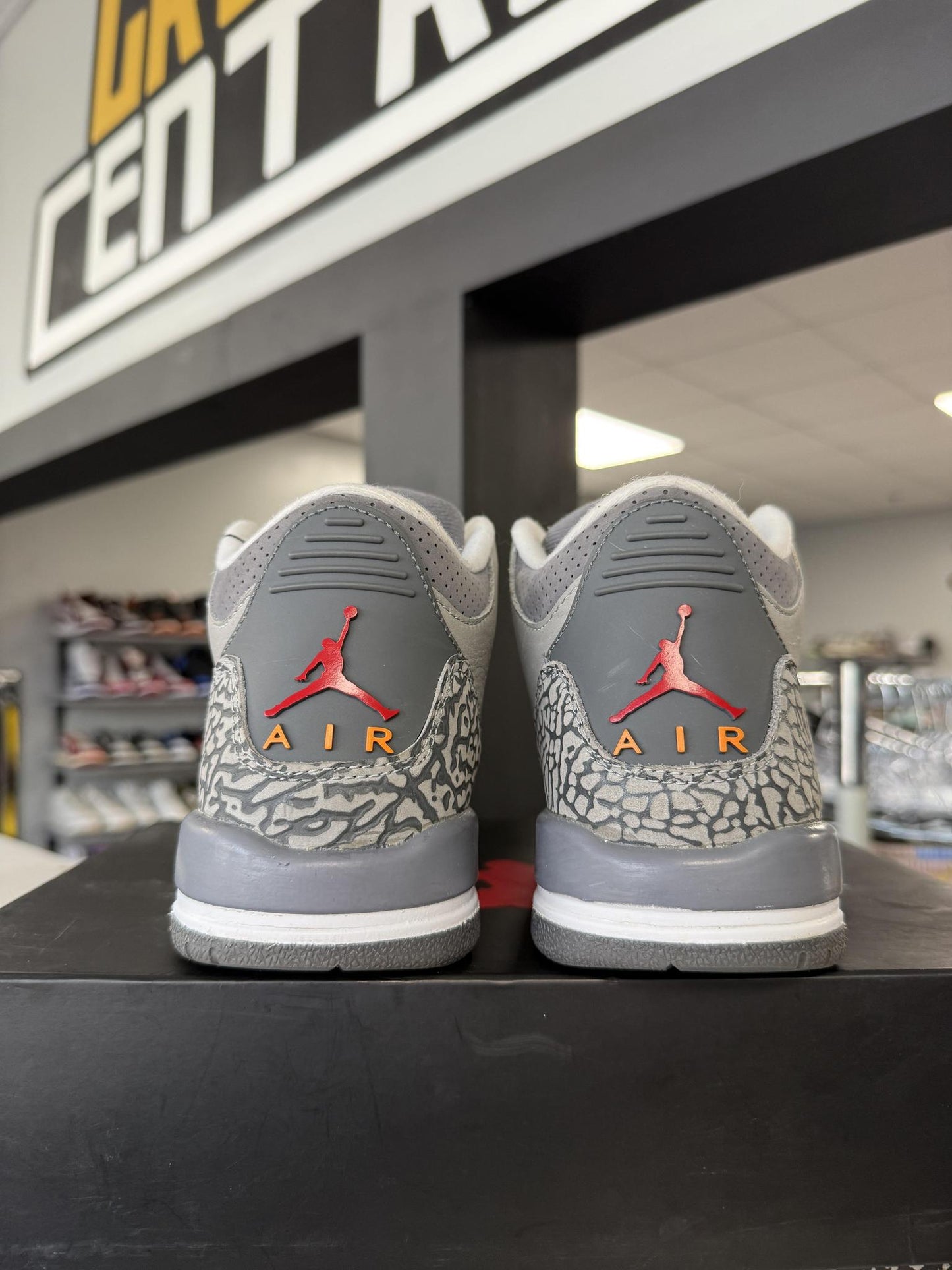 Jordan 3 "Cool Grey" Used Size 6.5Y/8W