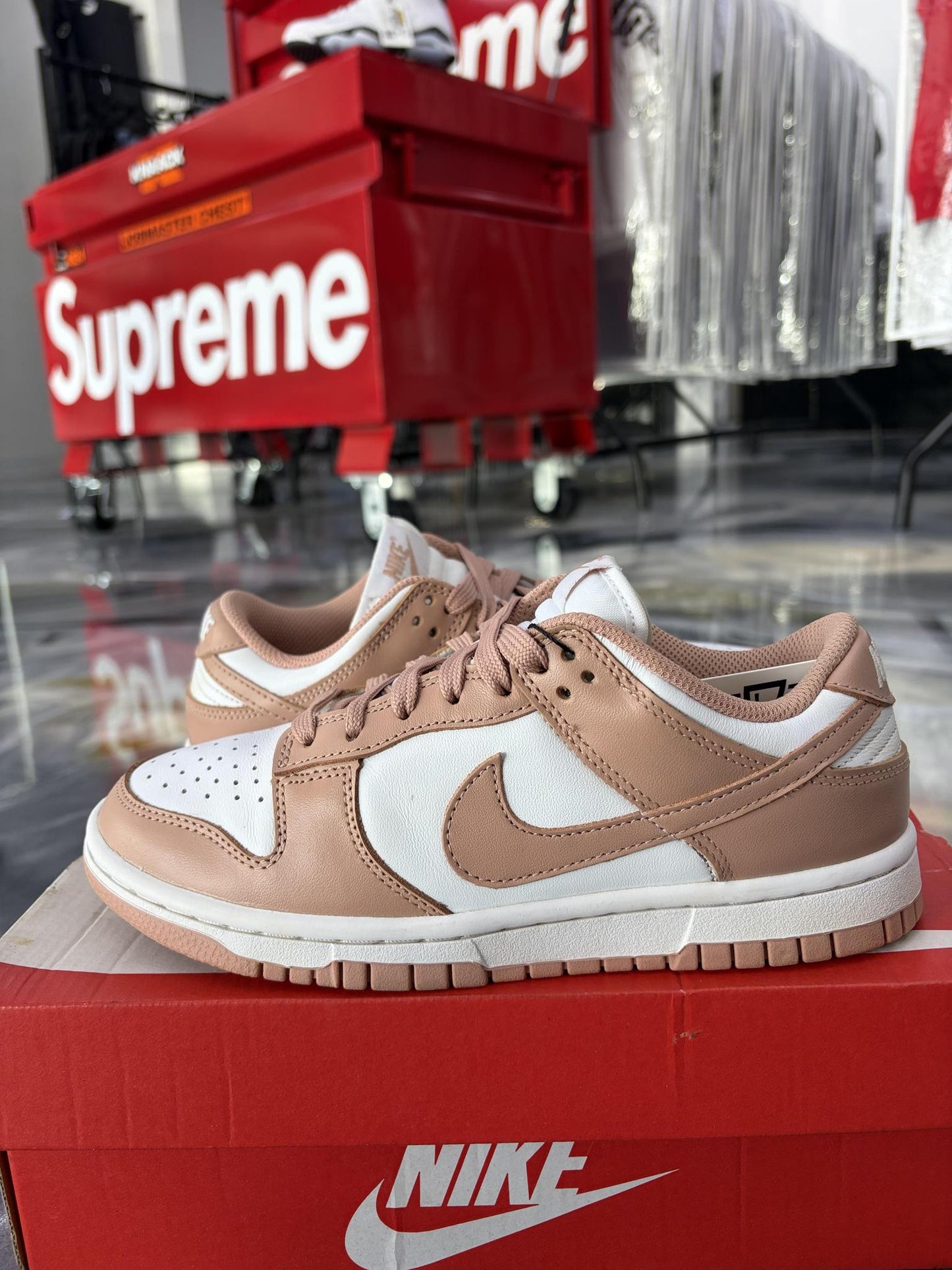Nike Dunk Low "Rose Whisper" Used Size 4.5Y/6W
