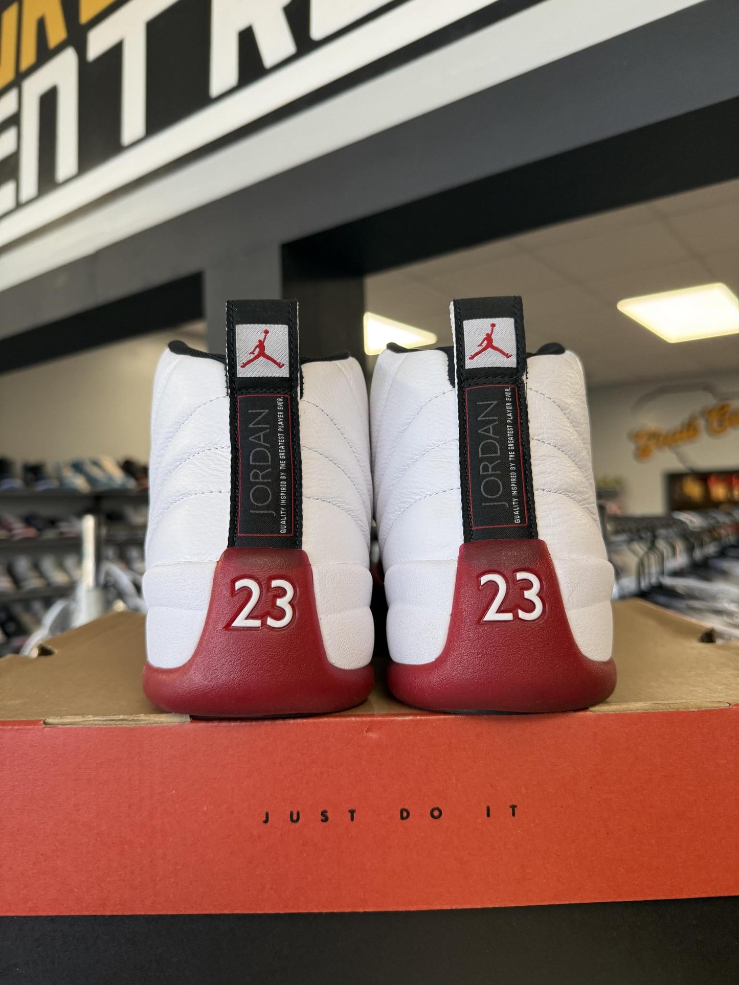 Jordan 12 "Cherry" used Size 9.5