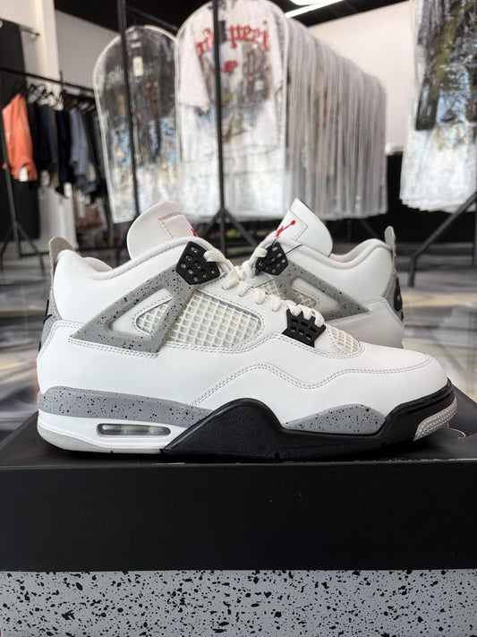 Jordan 4 "White Cement" Used Size 10.5