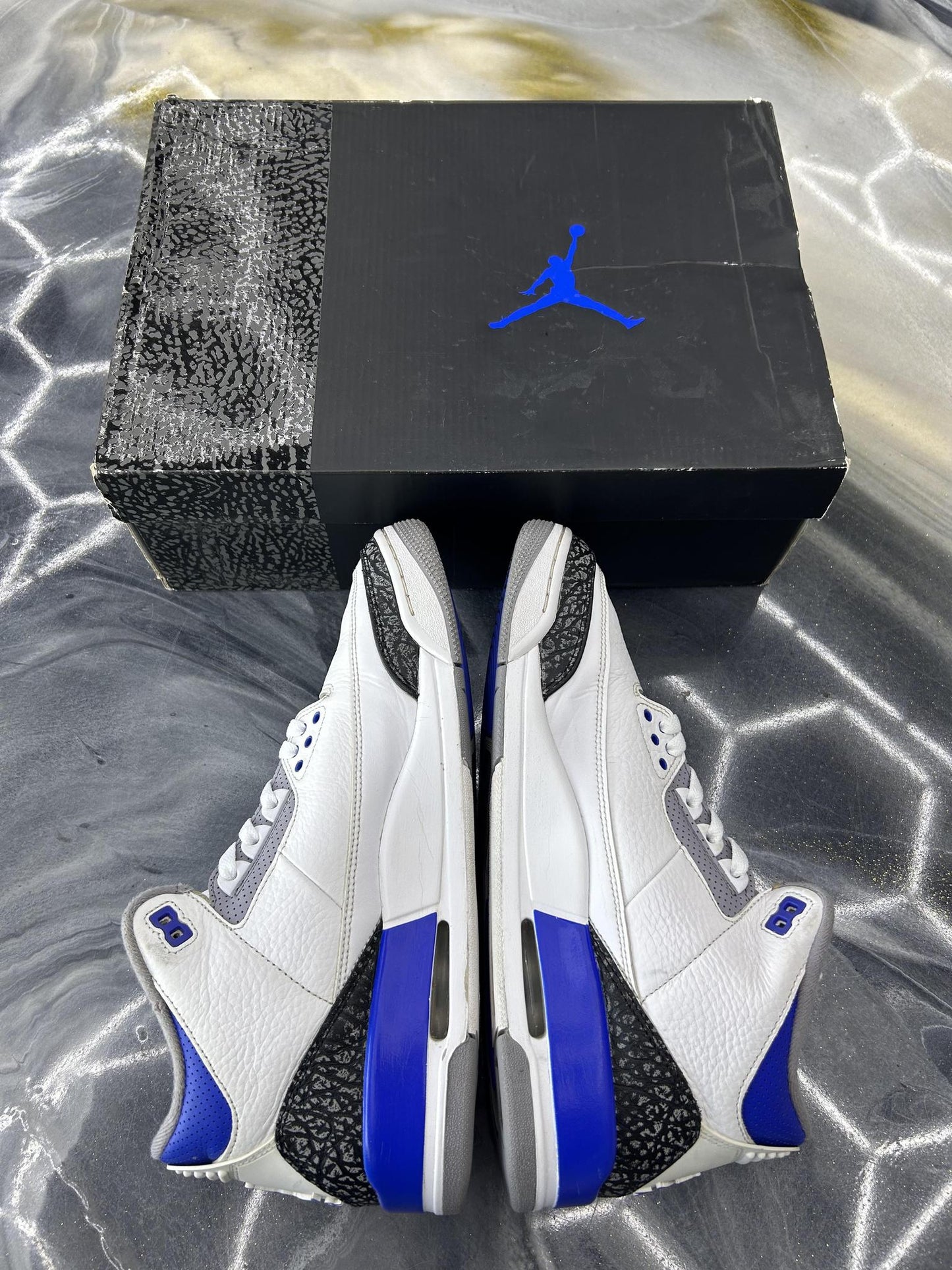 Jordan 3 "Racer Blue" Used Size 11