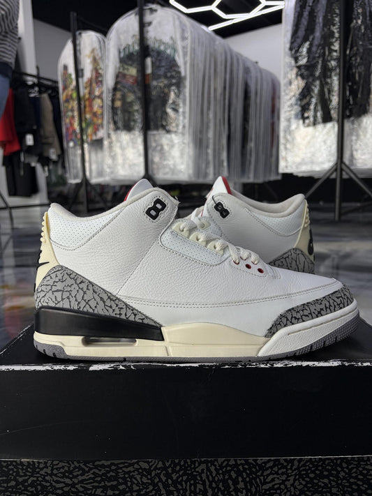Jordan 3 "White Cement Reimagined" Used Size 11