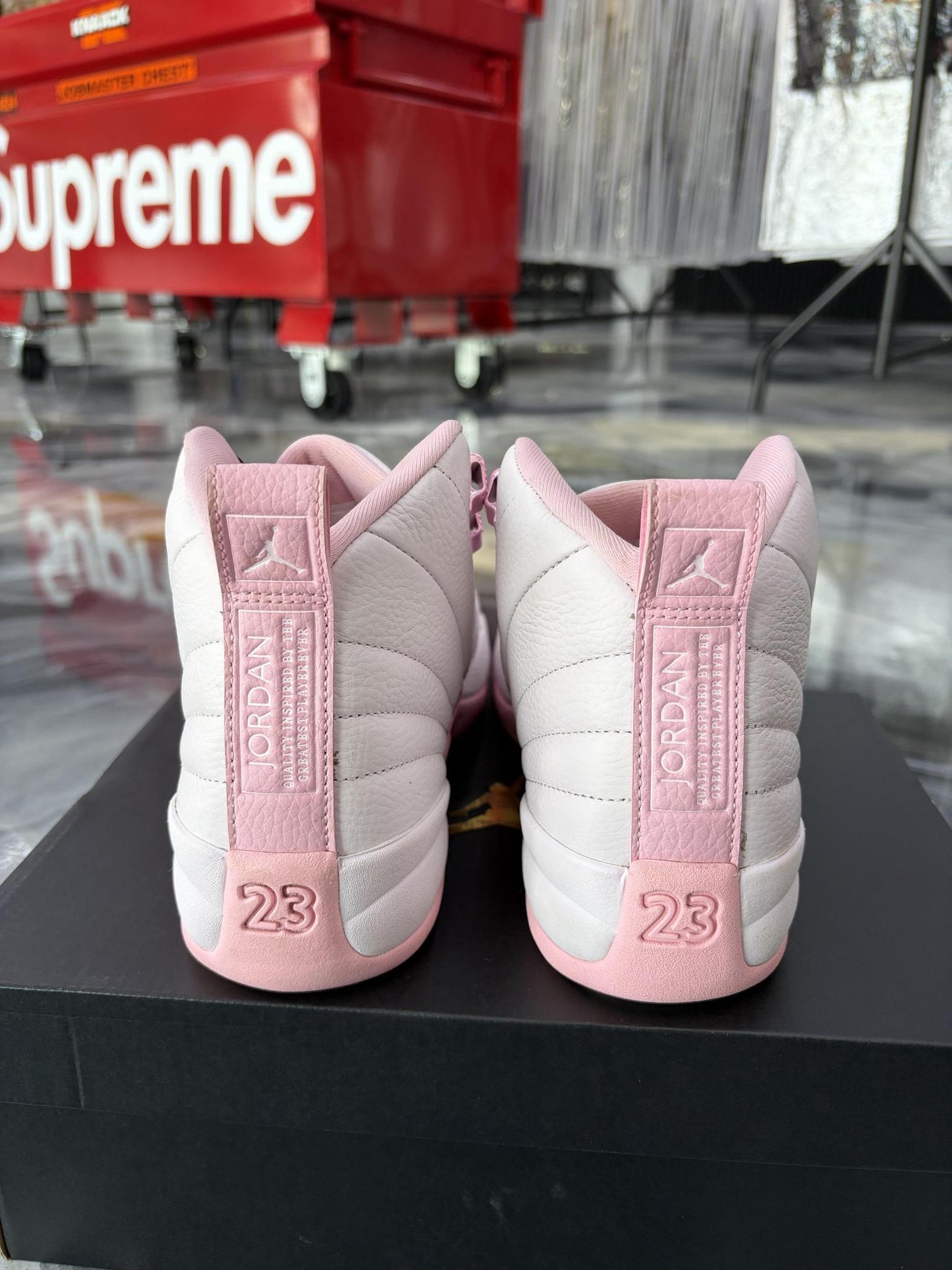 Jordan 12 "Pearl Pink" Used Size 6.5Y/8W
