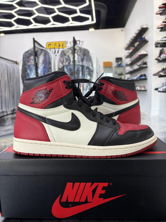 Jordan 1 "Bred Toe" Used Size 10.5