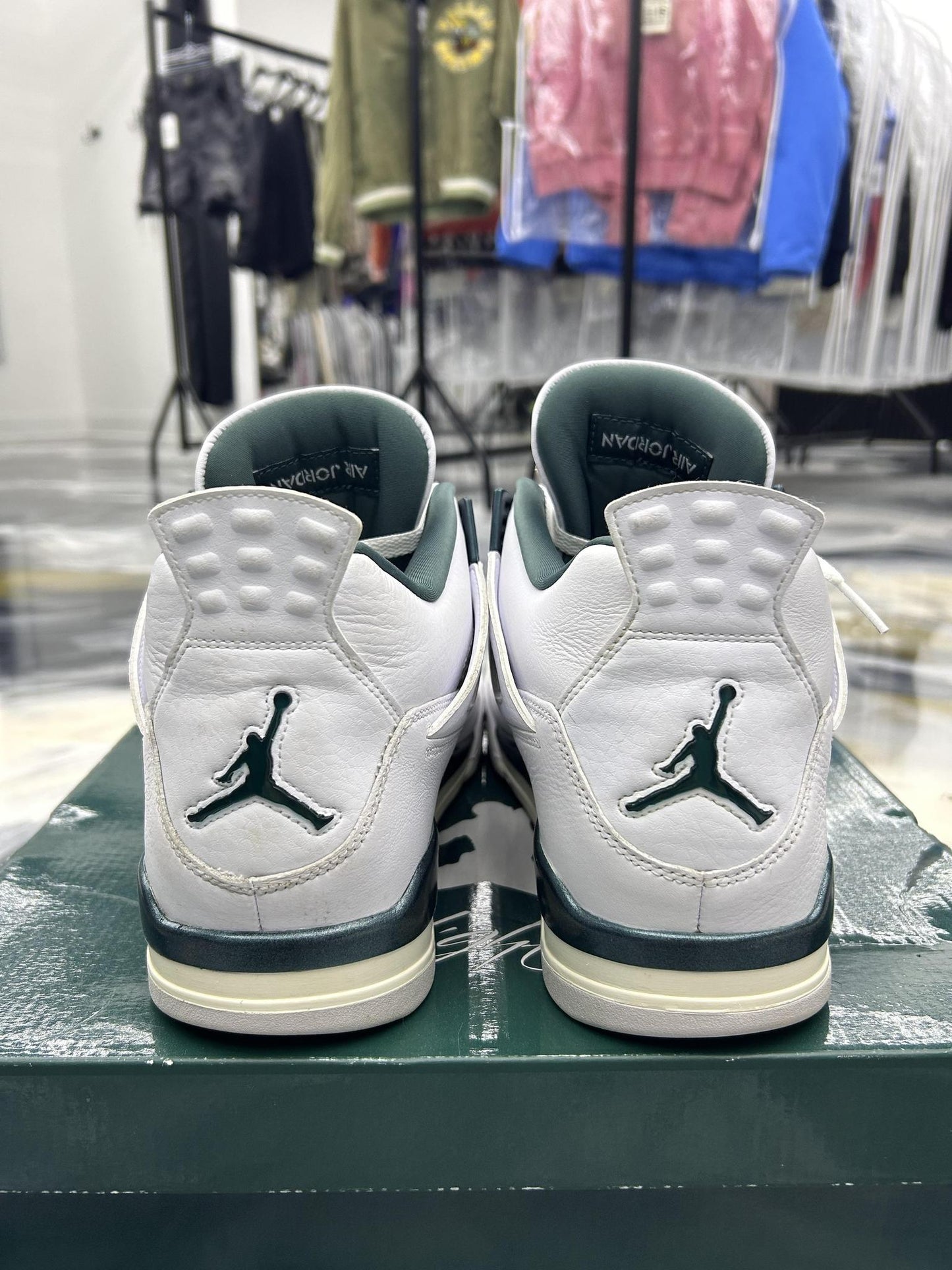 Jordan 4 "Oxidized Green" Used Size 13