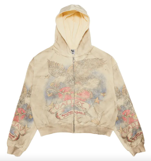 Vale Nostalgia Zip Up "Cream"