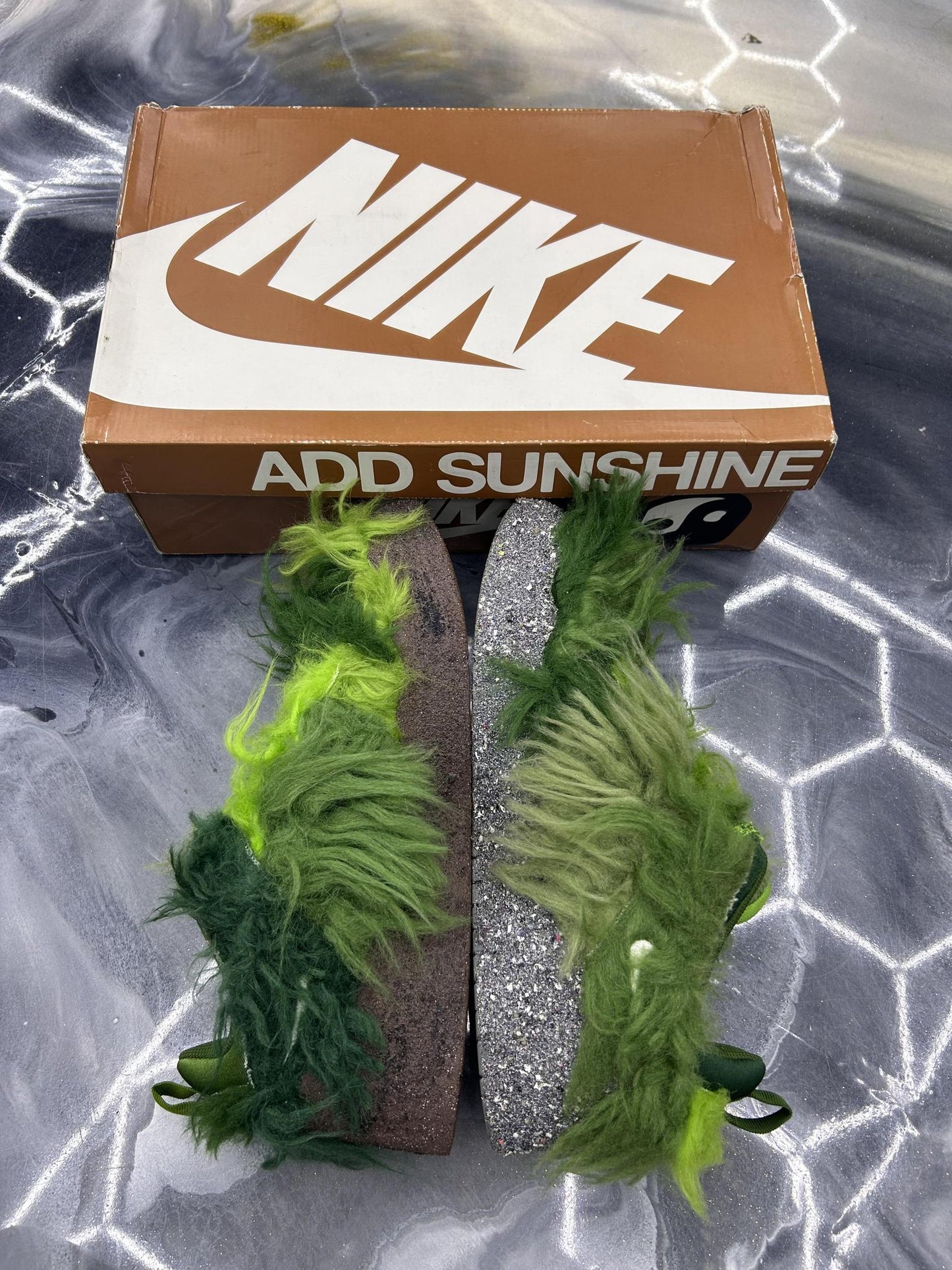 Nike CPFM Air Flea 1 "Overgrown" Used Size 12.5