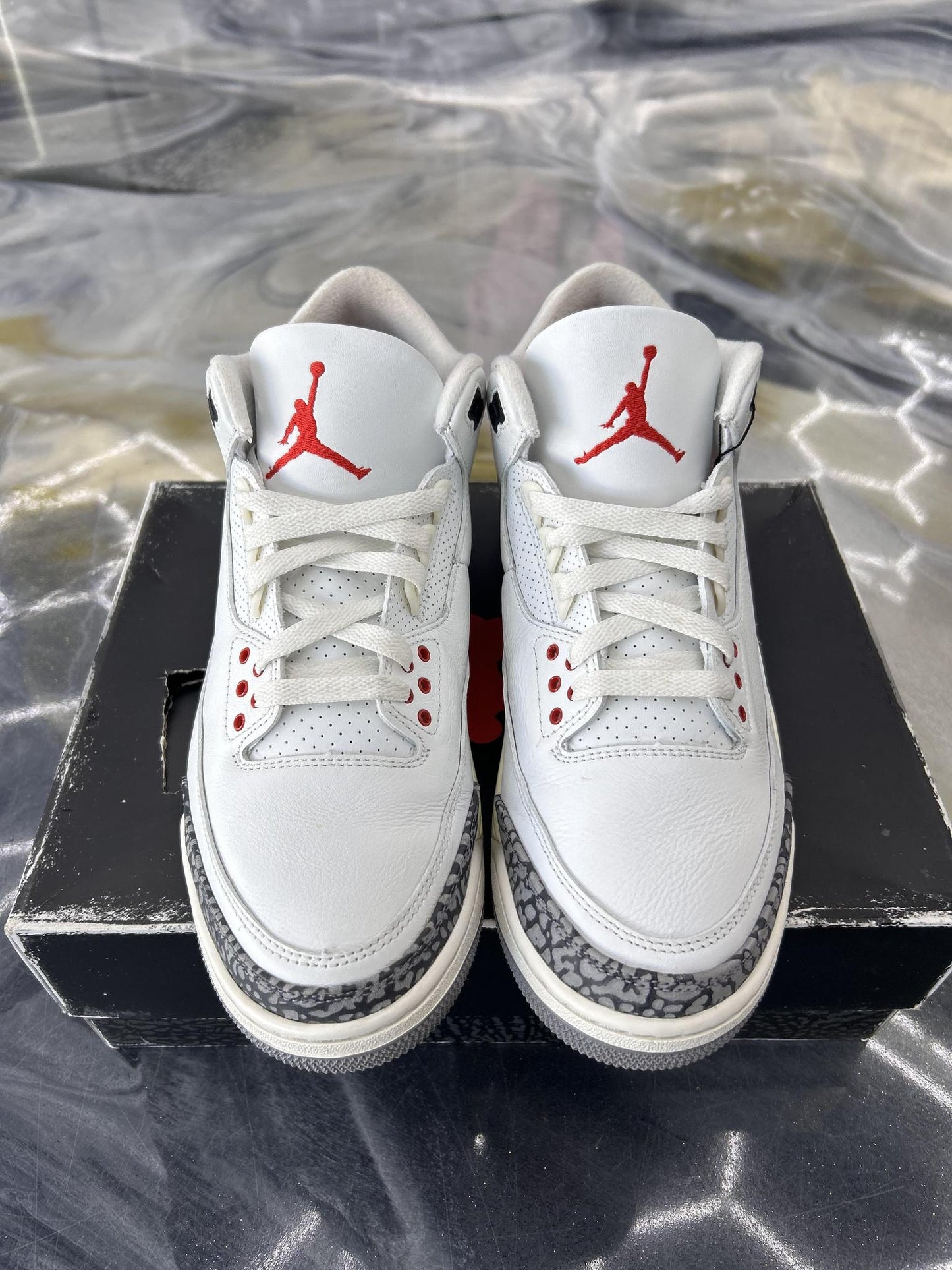 Jordan 3 White Cement Used Size 10