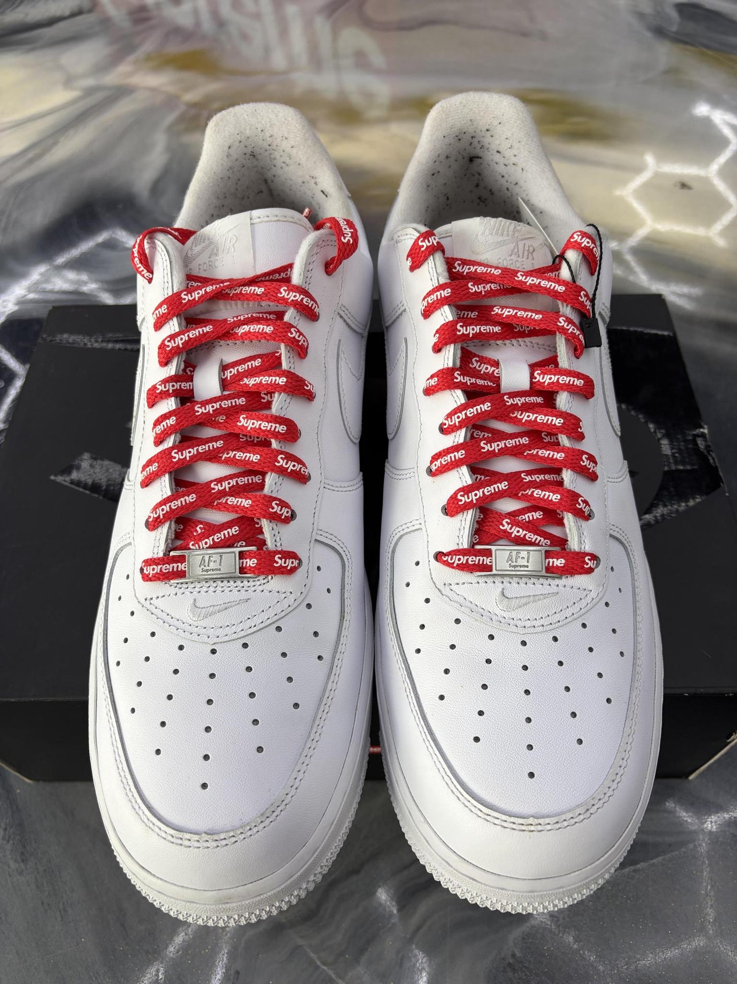 Supreme Air Force 1 Low "White" Used Size 12