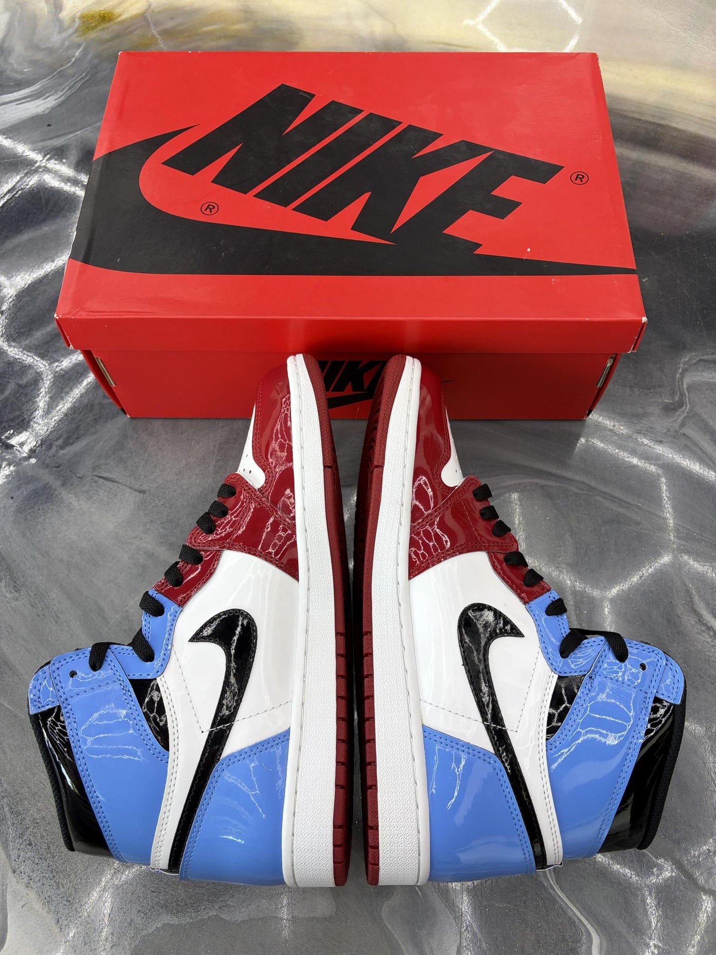 Jordan 1 "Fearless UNC Chicago" Used Size 10