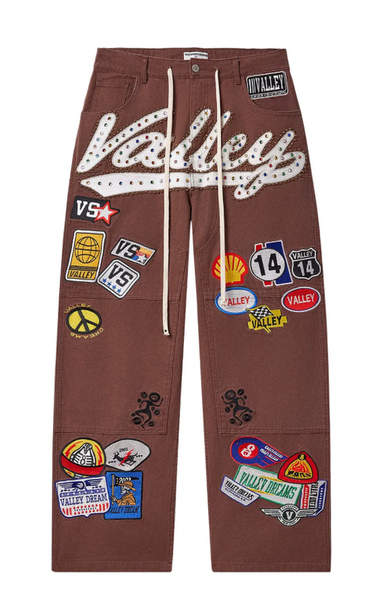 Vale Patch Jeans "Brown"