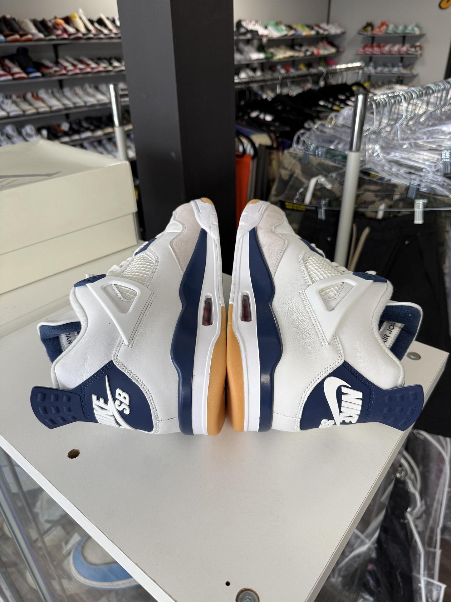Jordan 4 "Navy SB" Used Size 14