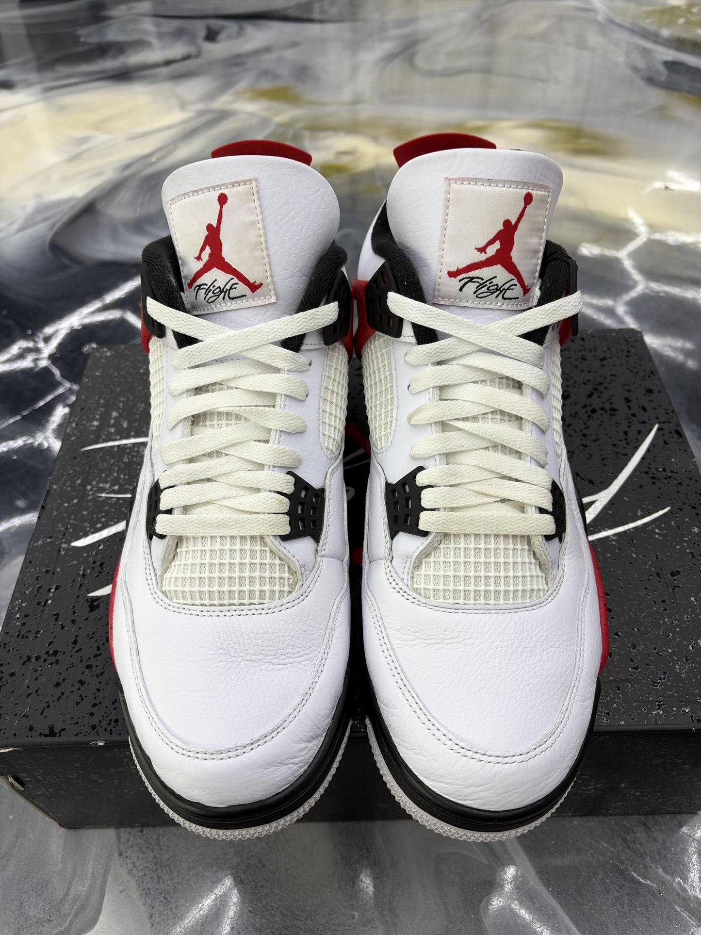 Jordan 4 "Red Cement" Used Size 12