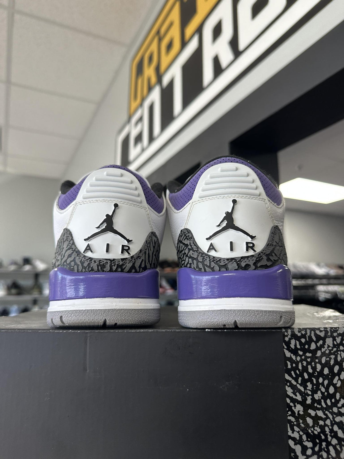 Jordan 3 Dark Iris Used