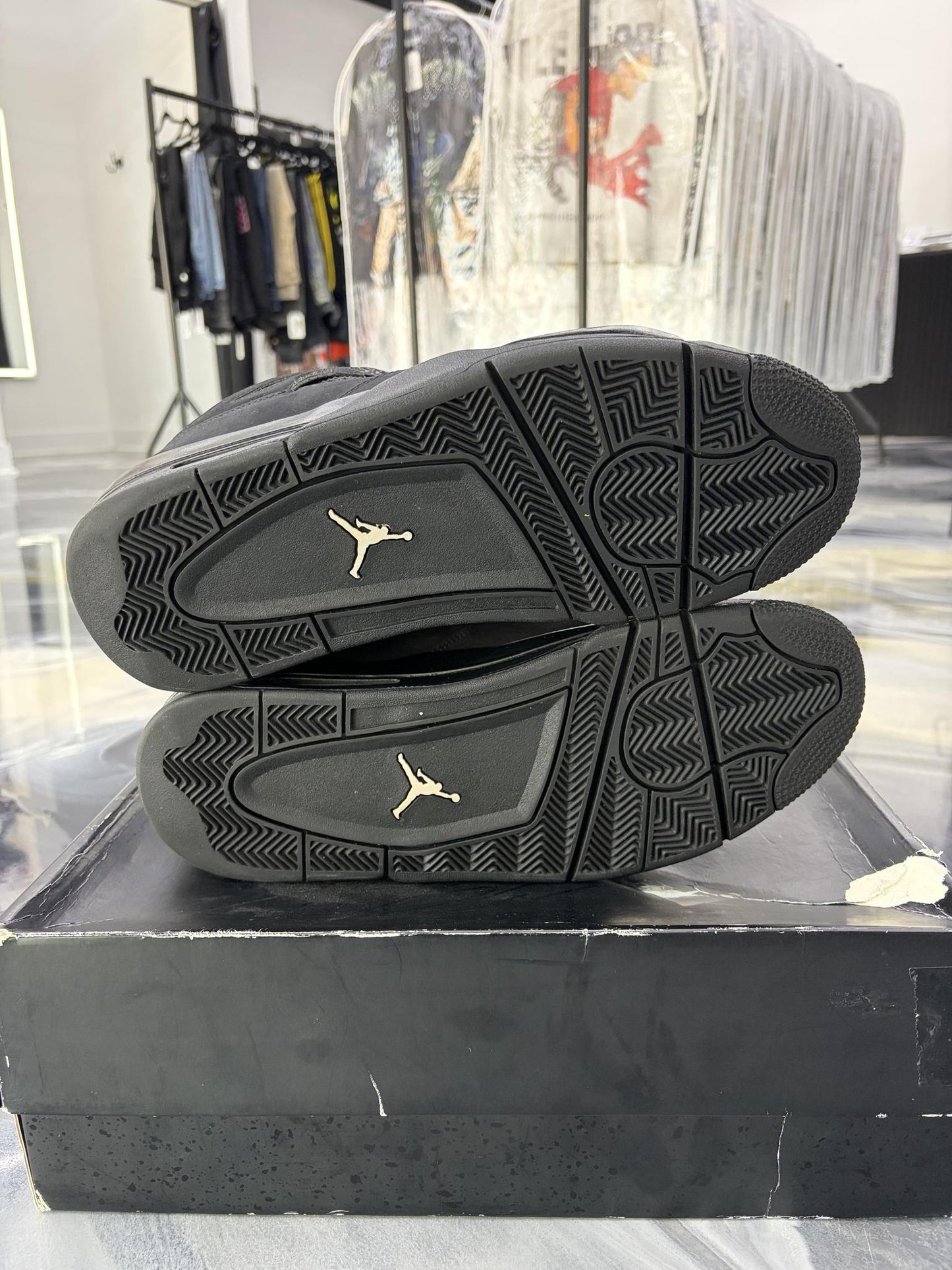 Jordan 4 "Black Cat 2020" Used Size 12