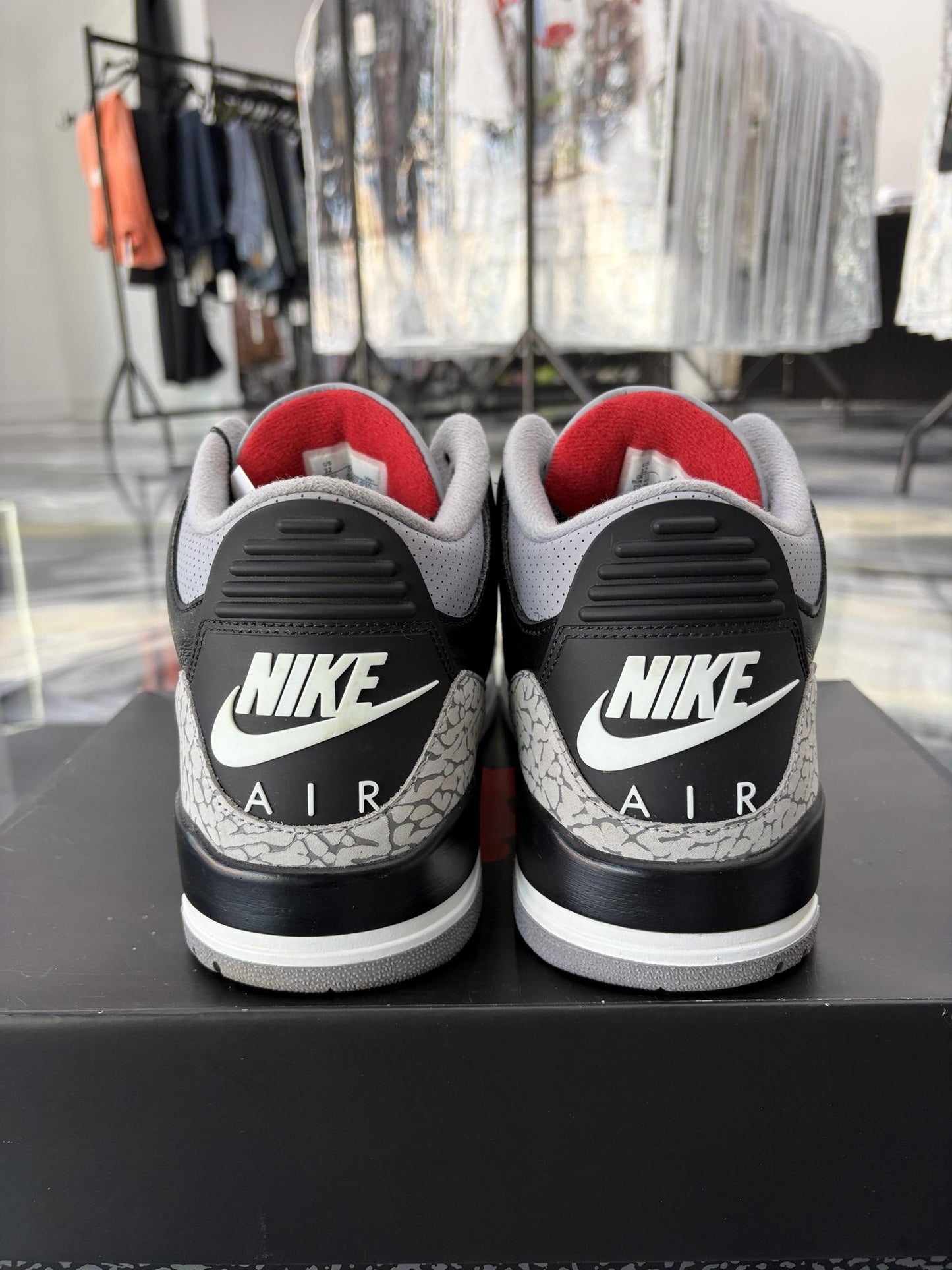 Jordan 3 "Black Cement" Used Size 12