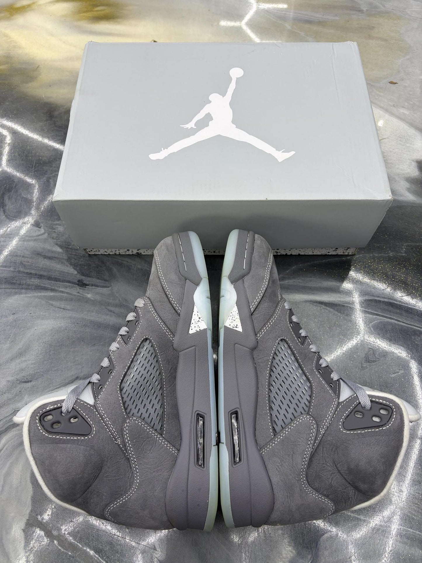 Jordan 5 "Wolf Grey" Used Size 7.5