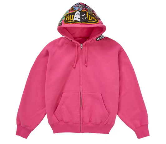 Supreme Patches Zip Up "Pink"