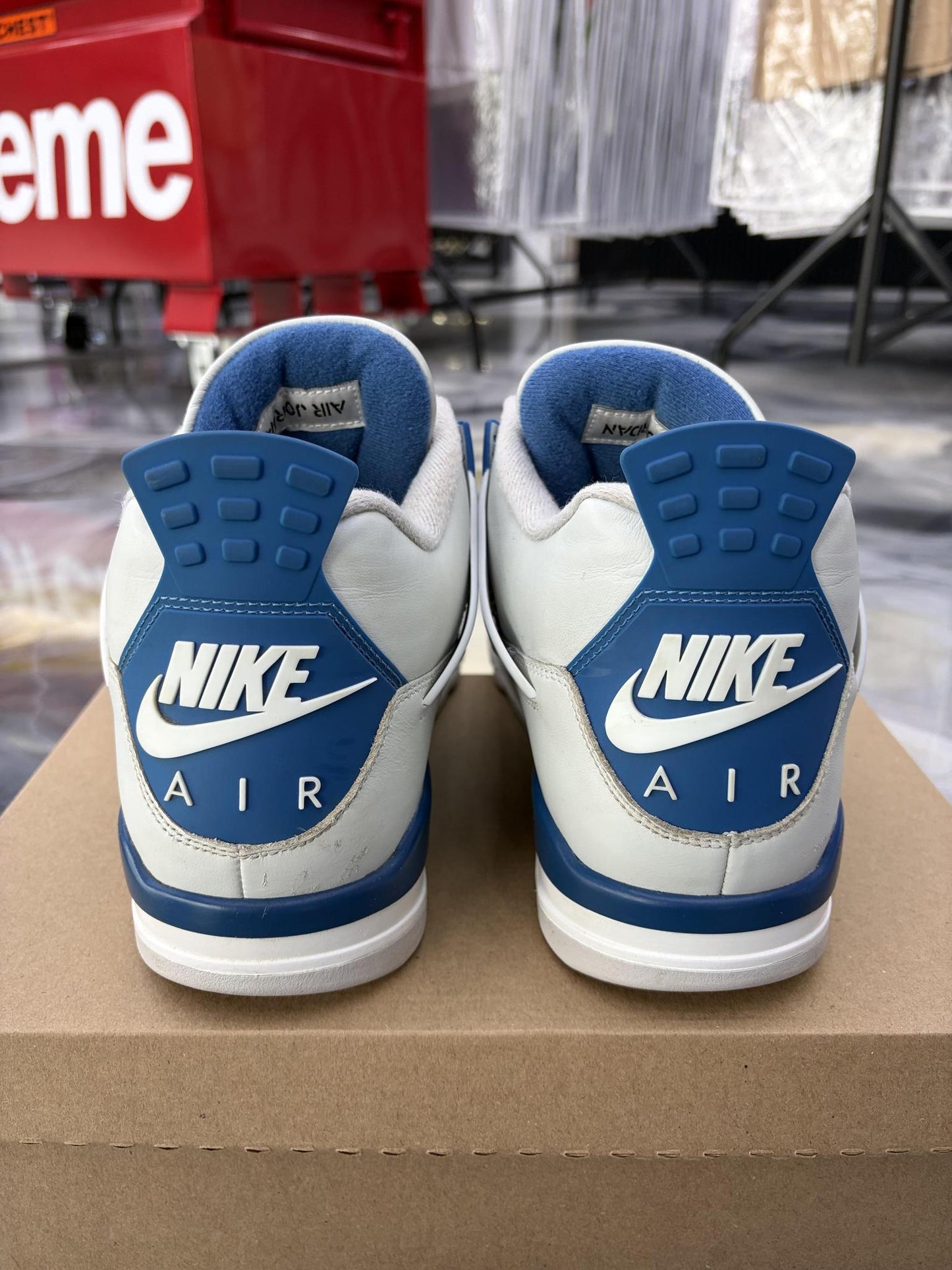 Jordan 4 "Military Blue" Used Size 13