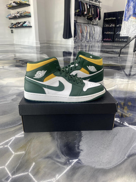 Jordan 1 Mid "Supersonics" Used Size 13