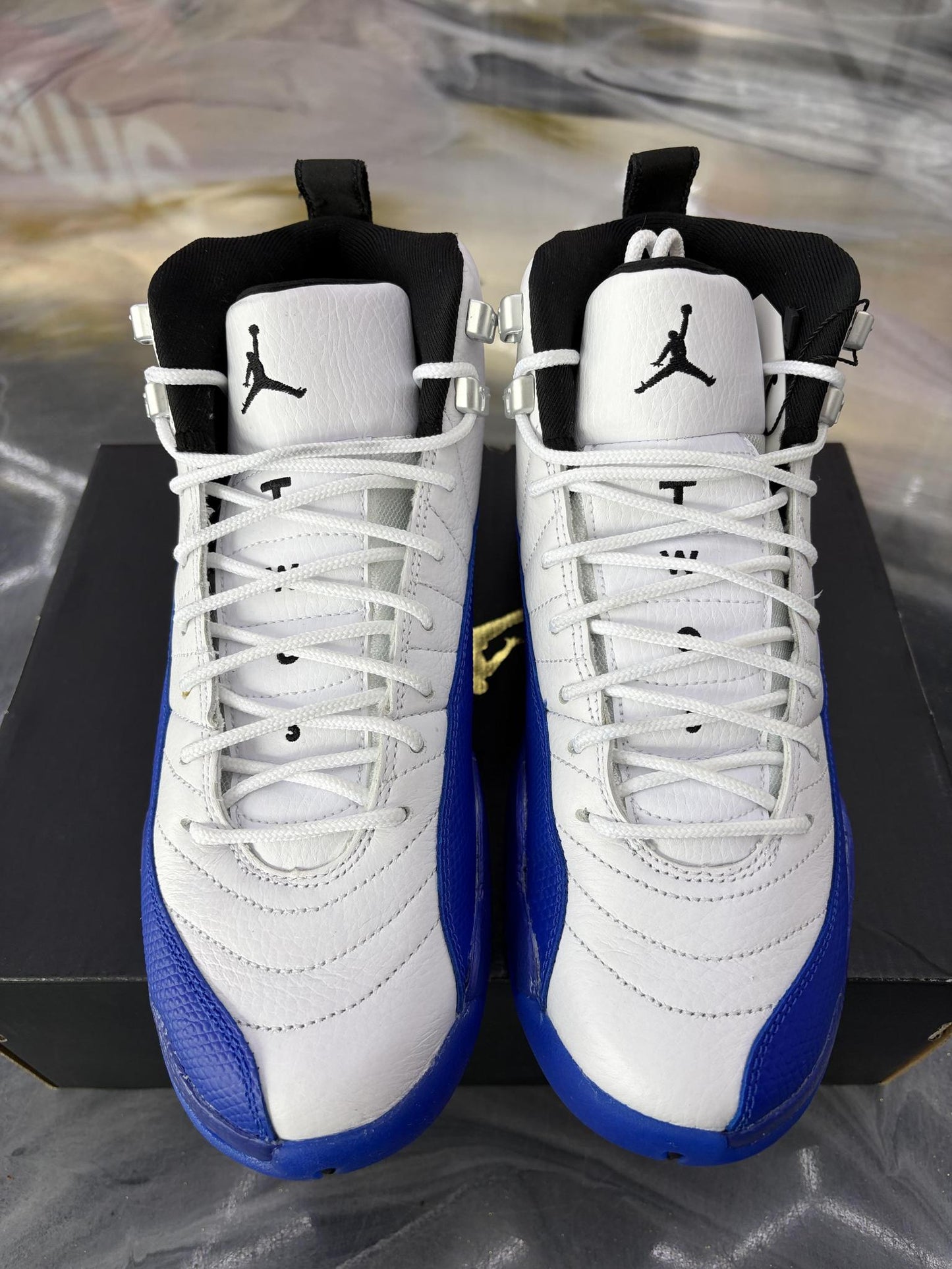 Jordan 12 "Blueberry" Used Size 7Y/8.5W