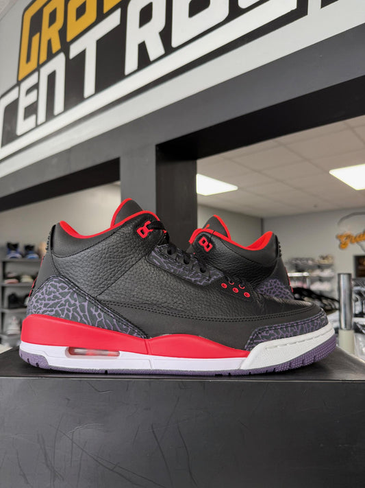 Jordan 3 "Crimson" Used Size 10.5