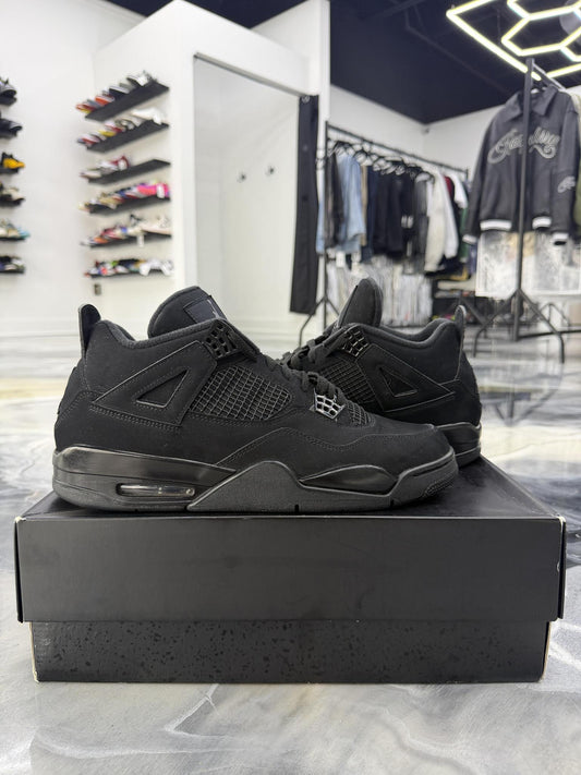 Jordan 4 "Black Cat" Used Size 12