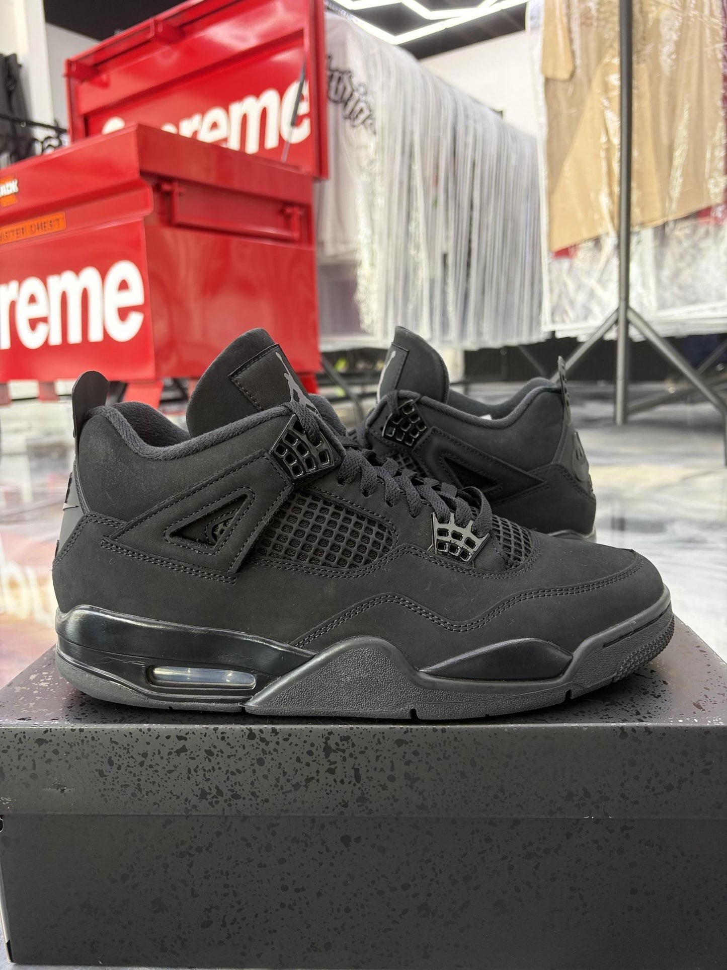 Jordan 4 "Black Cat" Used Size 11