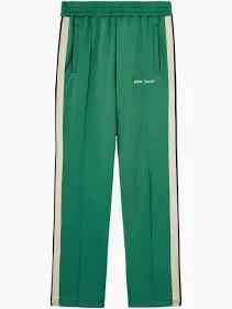 Palm Angels Track Pants "Green Cream"