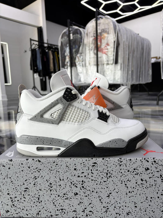 Jordan 4 "White Cement" Used Size 10